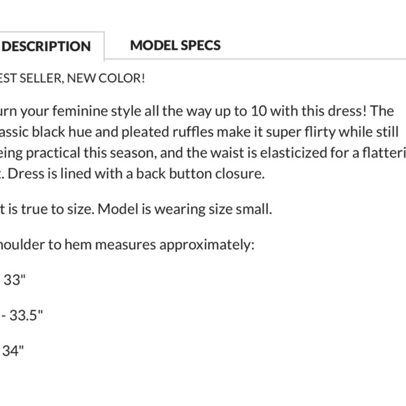 TCEC Black Ruffle Mini Dress - Picture 7 of 12